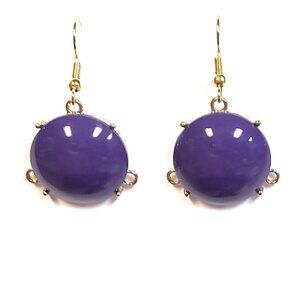 Purple Large Bubble Earrings